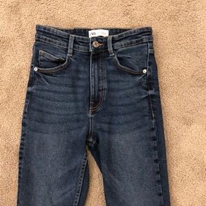 Zara High Rise Skinny Jeans